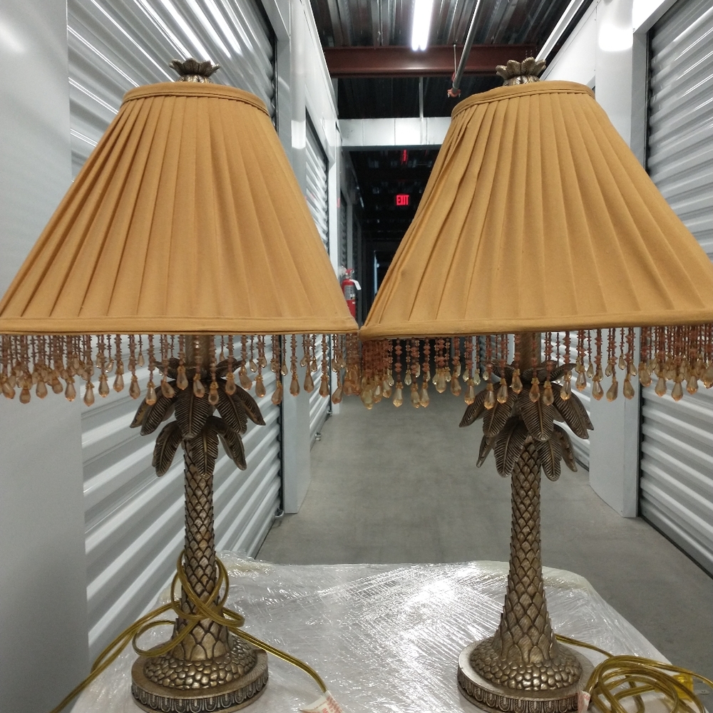 Hollywood Regency Palm Tree lamp $25 each